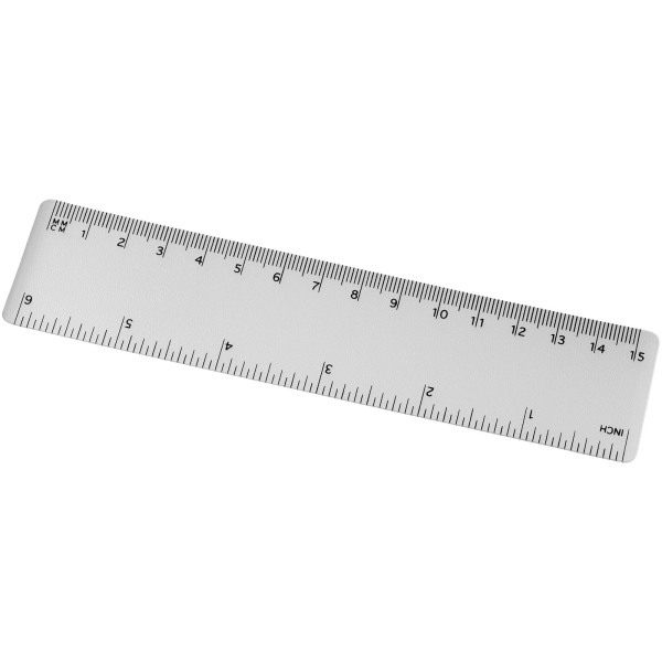 Rothko 15 cm plastic ruler - Transparent