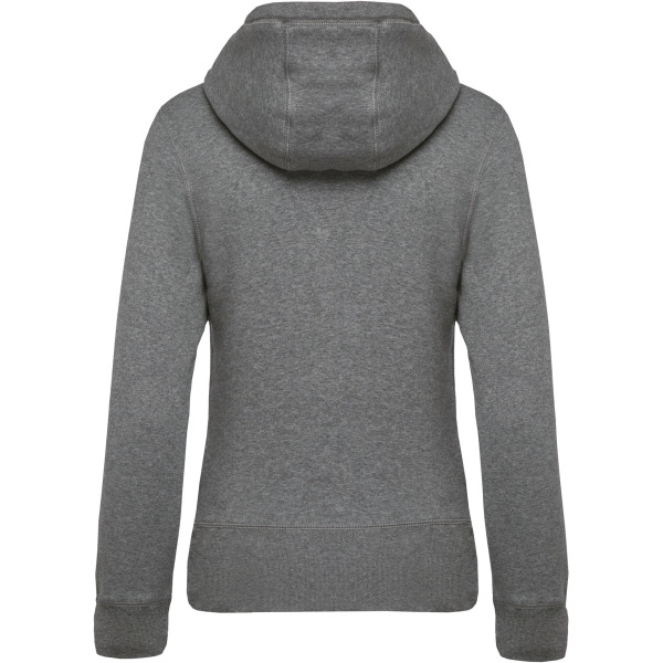 Dames hooded sweater Bio Grey Heather S