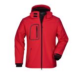 Men’s Winter Softshell Jacket - red - 3XL