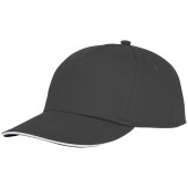 Styx 5 panel sandwich cap - Storm grey