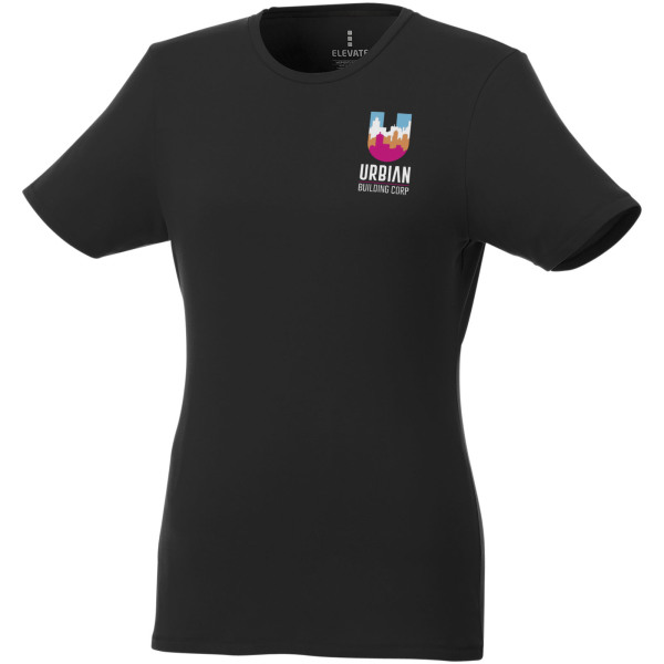Balfour biologisch dames t-shirt met korte mouwen - Zwart - XS