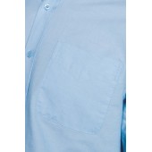 Heren oxford overhemd lange mouwen Oxford Blue M