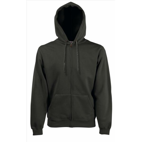FOTL Premium Hooded Sweat Jacket, Charcoal, XXL