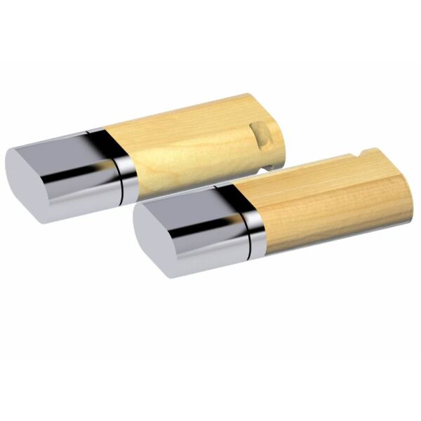 USB stick Duo hout 2.0 Esdoorn-chroom 16GB