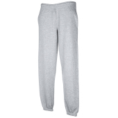 Classic Elasticated Cuff Jog Pants - Heather Grey - XL