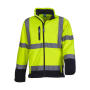 Fluo Softshell Jacket - Fluo Yellow/Navy - M