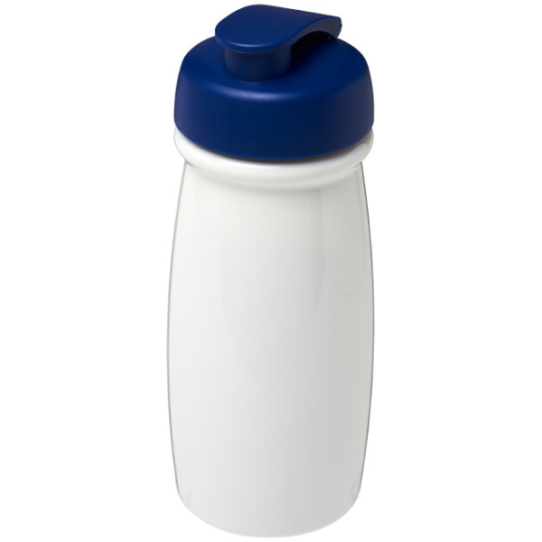 H2O Active® Pulse 600 ml sportfles met flipcapdeksel - Wit/Koningsblauw