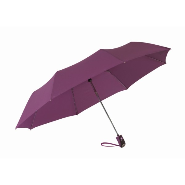 Automatisch te openen uit 3 secties bestaande paraplu, COVER paars