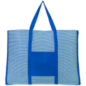 Bonbini opvouwbare strandtas met mat - Koningsblauw