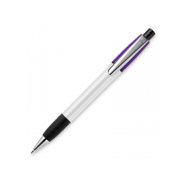 Ball pen Semyr Grip Colour hardcolour - White / Purple