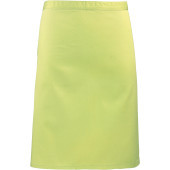 Colours Mid Length Apron Lime One Size