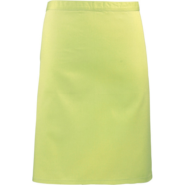 'Colours' Mid Length Apron Lime One Size