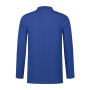 L&S Polo Basic Cot/Elast LS for him royal blue 3XL