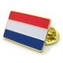 Netherlands Metal Flag Pin (Rectangular)