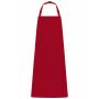 Apron with Bib - red - one size