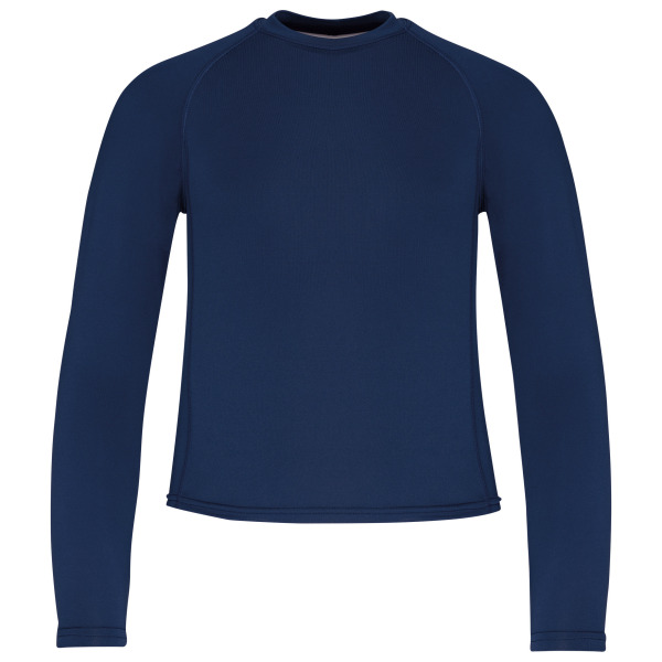 Kinder thermo t-shirt lange mouwen Sporty Navy 6/8 ans
