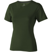 Nanaimo dames t-shirt met korte mouwen - Legergroen - S