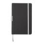 Luxe A5 notebook met penhouder, wit