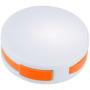 Round 4 poorts USB hub - Wit/Oranje