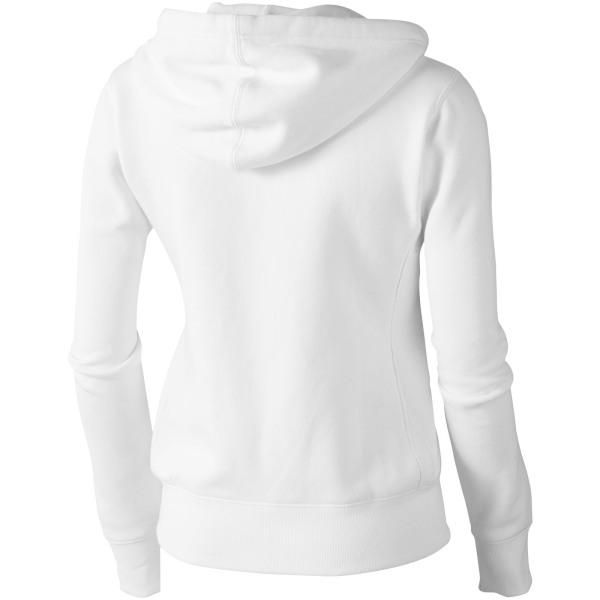 Arora dames hoodie met ritssluiting - Wit - XL