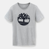Biologisch T-Shirt Brand Tree Medium Grey Heather XXL