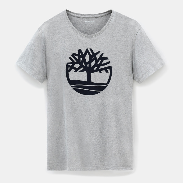Biologisch T-Shirt Brand Tree Medium Grey Heather XXL