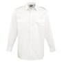 Pilot Long Sleeved Shirt White 15 UK