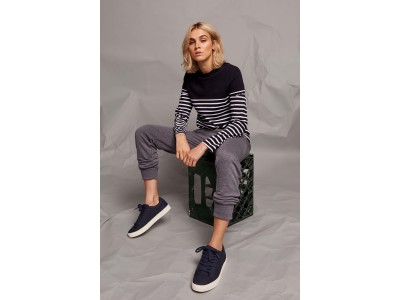 Gestreept t-shirt met lange mouwen Gestreept t-shirt met lange mouwen