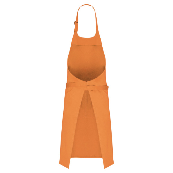 Schürze mit Tasche aus Bio-Baumwolle Light Orange One Size