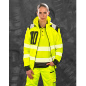 Recycled Robust Zipped Safety Hoody - Fluorescent Orange - S