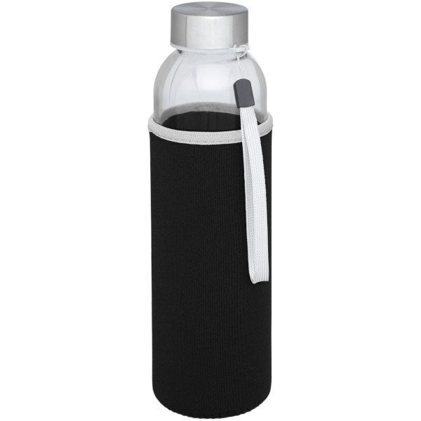Bodhi 500 ml glass water bottle - Solid black