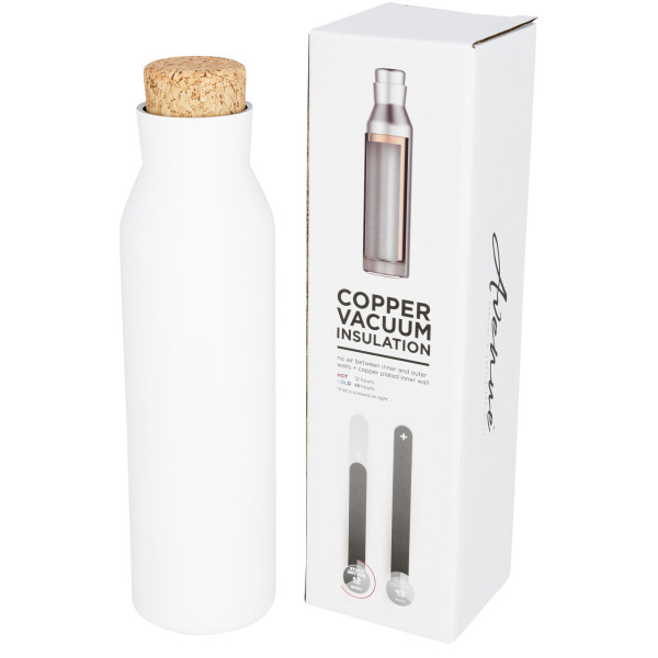 Norse 590 ml copper vacuum insulated bottle - White