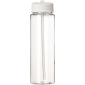 H2O Active® Vibe 850 ml sportfles met tuitdeksel - Transparant/Wit