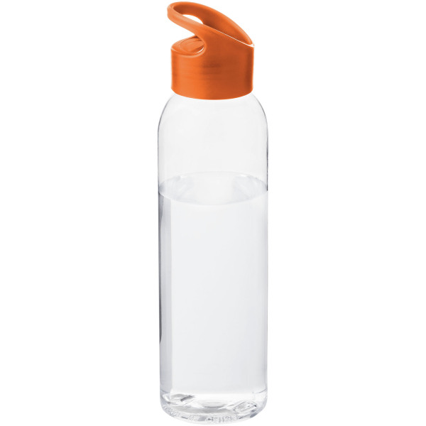 Sky 650 ml Tritan™ colour-pop water bottle - Orange/Transparent