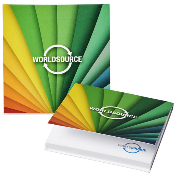 Sticky-Mate® softcover sticky notes 75x75 - Wit - 25 pages