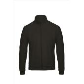 B&C ID.206 Full Zip Sweatjacket 50/50 , Black, XXL
