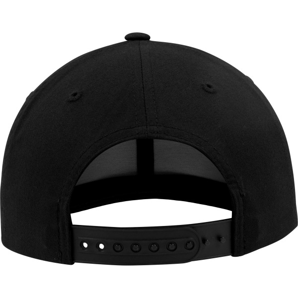 Klassische gebogene Kappe Snapback BLACK One Size