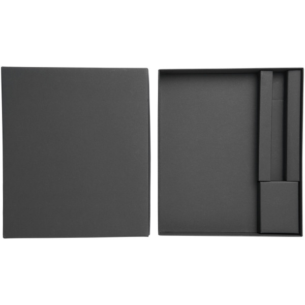 Moleskine notebook and pen gift set - Solid black