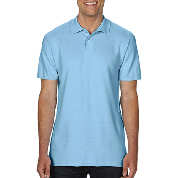 Softstyle Adult Pique Polo - Light Blue - S