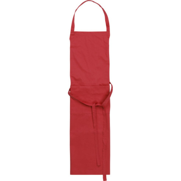 Katoen/polyester (240 gr/m²) keukenschort Luke rood