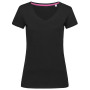 Stedman T-shirt V-neck Megan SS black opal L
