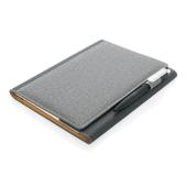 A5 Deluxe design notitieboek omslag, grijs