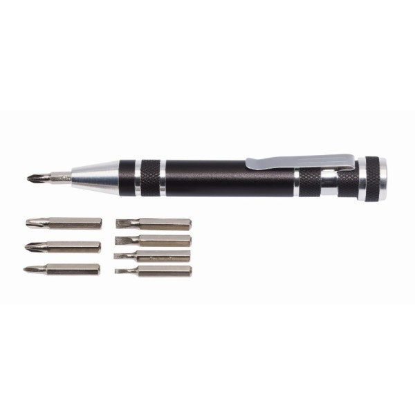 Magnetische schroevendraaier MICRO zwart