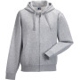 Authentic Full Zip Hooded Sweatshirt Light Oxford XXL
