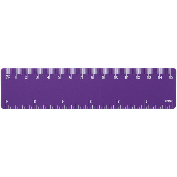 Rothko 15 cm plastic ruler - Purple