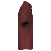 Ace - Heren overhemd korte mouwen Wine XL