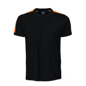 2019 T-shirt S.S Black/Orange XS
