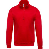 Sweater met ritskraag Red XXL