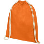 Oregon 140 g/m² cotton drawstring backpack 5L - Orange