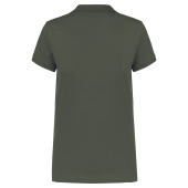 Ladies’ short-sleeved piqué polo shirt Dark Khaki XL
